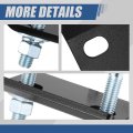 Hitch Tightener Anti-rattle Clamp Stabilizer For 2 Tow Receivers Textured Powdercoat Anti-rust Metallic Black Mount Cargo