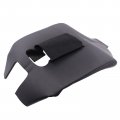 Xtremeamazing Center Console Lid Armrest Cover Black Leather Gray Stitching 