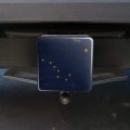 Rustic Alaska State Flag Distressed Usa Tow Trailer Hitch Cover Plug Insert