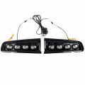 High Flying For Ford Bronco 2021 2022 2023 Car Accessories Front Fog Lights Lamp Drl Led Daytime Running Light Kit A Set Only