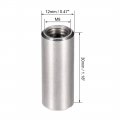 Uxcell M8 Round Connector Nuts 304 Stainless Steel Coupling Nut 30mm 1 17inch Length Pack Of 10