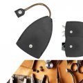 Fluher 2 Pcs Car Creative Pull-out Pu Leather Key Protective Cover Unisex Storage Bag With Hook For Most Cars Black 