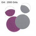 Uxcell 1-inch Hook And Loop Sanding Disc Wet Dry Silicon Carbide 2000 Grit 50 Pcs
