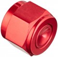Dna Motoring Ft-1-9011-06-rd Anodized Aluminum 6-an An6 3 8 Adapter Female Flare Cap Plug Nut Fitting Red