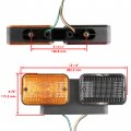 Caltric Complete Left Road Light Lamp Compatible With John Deere Lva14391