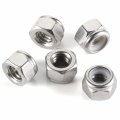 1 4-20 Nylon Insert Hex Lock Nuts 304 Stainless Steel8-8 Bright Finish 1 4 In 20 Tpi Coarse Thread Pack Of 25 