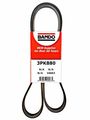 3pk880 Serpentine Belt 3 Ribs X 880 Mm Or 34 6 In High Strength Synthetic Rubber For Trucks 