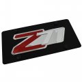Eurosport Daytona Carbon Stainless Steel License Plate For Chevy Z71 Black 