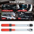 Auto Dynasty 1 2 Inch Dual-scale Reversible Ratchet Wrench Set 10-160ft Lb 13 6-217 0 N M With Quick Release And Accurate