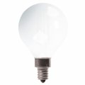 Ge Led Light Bulb 40 Watt Daylight G16 5 Globe Frosted Small Base 1 Pack 