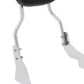 Ship From Usa Motaux Passenger Sissy Bar Comfortable Pad Rear Backrest For Yamaha V Star 650 400 Custom Xvs650 Xvs400 Drag