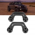 Led Light Mounting Brackets Fydun 1pair A Pillar Windshield Mount Bracket Replacement For Jeep Wrangler Jl Jlu 2018a 2022 Black