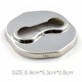 Polarlander 4pcs Car Styling Stainless Sticker Case Door Lock Buckle Protective Cover For Kia Cadenza