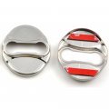 Polarlander 4pcs Car Styling Stainless Sticker Case Door Lock Buckle Protective Cover For Kia Cadenza