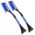 Astroai 2 Pack 27 Snow Brush And Detachable Deluxe Ice Scraper With Ergonomic Foam Grip For Cars Heavy Duty Abs Pvc Blue 