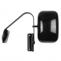 Ocpty Black Driver Side Or Passenger View Mirror Smooth With Manual Adjustment Fold Non-heated Compatible For 1984-1990 Ford