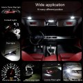 Wljh White T10 Led Light Bulb W5w 194 2825 Car Dash Lights Gauge Dashboard Instrument Cluster Panel Interior Twist Socket Pc194