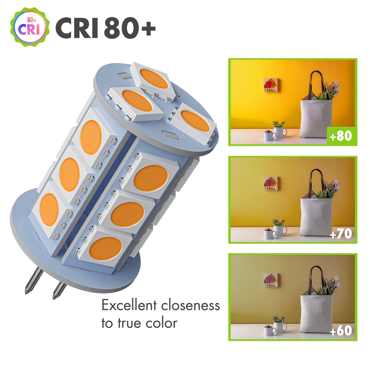 Leisure Led 2pcs G4 Bulbs Jc Bi-pin Base 18 Light 2w 12v Dc 20w-30w T3 Halogen Bulb Replacement Rv Camper Trailer Motorhome 5th