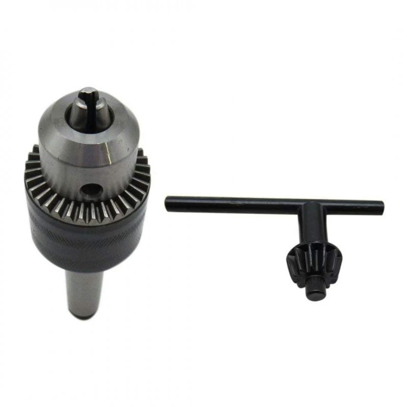 Wgl Mini-lathe Drill Chuck Tail Stiock Tool For Drilling Applications 1 2 Mt2