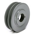 Tb Woods 2ak54 Fhp Qt Bushed V-belt Sheave A Belt Section 2 Grooves Bushing Required Cast Iron 5 25 Od 4770 Max Rpm 