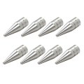 8 Pack Silver Long Spiked Wheel Tires Valve Stem Caps Metal Thread Kit For 2015-2016 Ford Focus