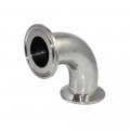 Stainless Steel Od 32mm 1-1 4 1 25 90 Degree Sanitary Ferrule Elbow Pipe Fitting Fits Tri-clamp 50 5mm Ss316