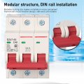 Miniature Circuit Breaker 400v 3p Din Rail Mount Pc Cover Household Air Circboard Prototyping Boards 40a