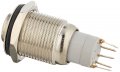 Uxcell 24 Vdc Led Light 5 Pins Spdt Latching Round Push Button Switch