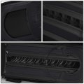 Auto Dynasty Led Drl Bar Sequential Turn Signal Front Bumper Lights Compatible With Toyota Fj Cruiser 07-14 Pair Smoked Lens