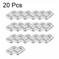 Uxcell Toggle Catch Lock 38mm Retro Decorative Silver Tone Hasp W Screws For Suitcase Chest Trunk Latch Clasp Pack Of 20