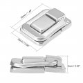 Uxcell Toggle Catch Lock 38mm Retro Decorative Silver Tone Hasp W Screws For Suitcase Chest Trunk Latch Clasp Pack Of 20