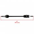 Caltric Front Right Complete Cv Joint Axle Compatible With Can-am 705401236 705401874