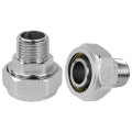 2pcs 3 4a A Straight Air Piping Fittings Double O-ring Compression Style Fitting Seal Taped Needed 200psi