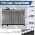 Dpi 13470 Factory Style 1-row Cooling Radiator Compatible With Mitsubishi Outlander 14-19 Aluminum Core
