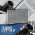 Dpi 13470 Factory Style 1-row Cooling Radiator Compatible With Mitsubishi Outlander 14-19 Aluminum Core