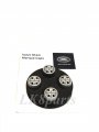 Proper Spec Silver And Black Genuine Union Jack Tire Wheel Valve Stem Caps Set