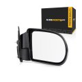 Oldsmobile Bravada 1999 00 01 02 03 2004 Door Mirror Passenger Side Manual Below Eyeline Textured Standard Extended Crew Cab