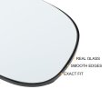 Car Rearview Left Driver Side Mirror Glass Replacement W Backing Plate Non-heated White For Citroen C2 C3 2003-2009