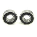 6x13x5mm Precision Ball Bearings Stainless Steel Rubber Sealed 2 