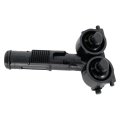 Headlight Washer Nozzle Driver Side For Volkswagen Eos 2007 2008 2009 2010 Replacement 1k6955103 Black Plastic Standard Style 