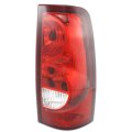 Tail Light Passenger Side For 2003 Chevy Silverado 1500 2500 Fleetside Halogen Red And Clear Lens Part Gm2801161 19169003 