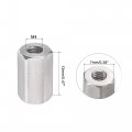 Uxcell M4 X 0 7-pitch 12mm Length 304 Stainless Steel Metric Hex Coupling Nut 10-pack