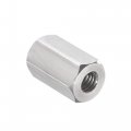 Uxcell M4 X 0 7-pitch 12mm Length 304 Stainless Steel Metric Hex Coupling Nut 10-pack