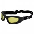 Birdz Eyewear Soar 24 Photochromic Safety Motorcycle Goggles For Men Or Women Foam-padded Black Frame W Lenses That Transform 