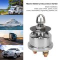 Master Battery Power Cut Switch High Current Disconnect Rated 250a Instantaneous 1000a For Rv Yacht Truck Engineering Vehicle