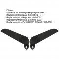 Fydun 2pcs Motorcycle Mirrors Rear View Side Adjustable Rotating Wind Wing Mirror Left Right For Ninja 250 300 H2 H4