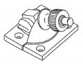 Stb Sweep Lock Solid Cast Brass Polished 1-17 32 Screw Holes 