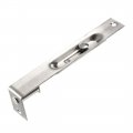 Flush Bolt 6 Inch Stainless Steel Door Concealed Slide Lock Latch For Wood Composite Doors Double 4pcs Silver Tone 