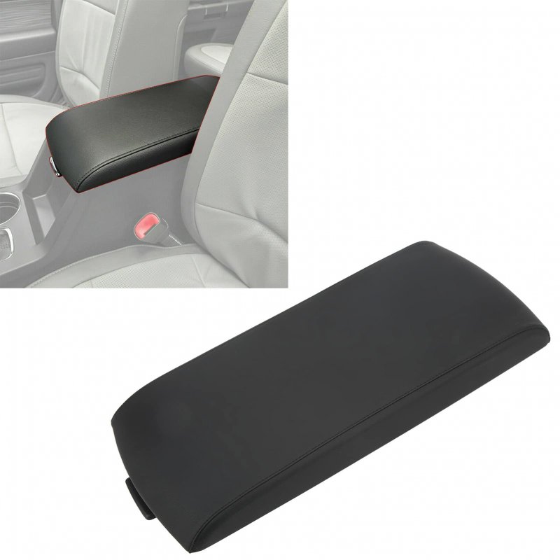 Ford Flex Armrest Automotive Interior Center Console Lid Fa8z7406024ab Pu Leather Case Cover Replacement 2013a 2017 Black