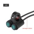 Universal 22mm Motorcycle Handlebar Light Switch Handlebar Fog Lights Dual Control Button A